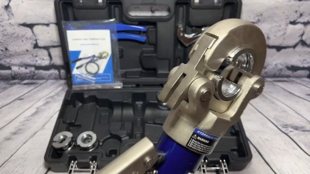 Гидравлический обжимной инструмент клещи для труб смотреть онлайн