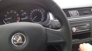 Обороты тахометра Skoda Rapid