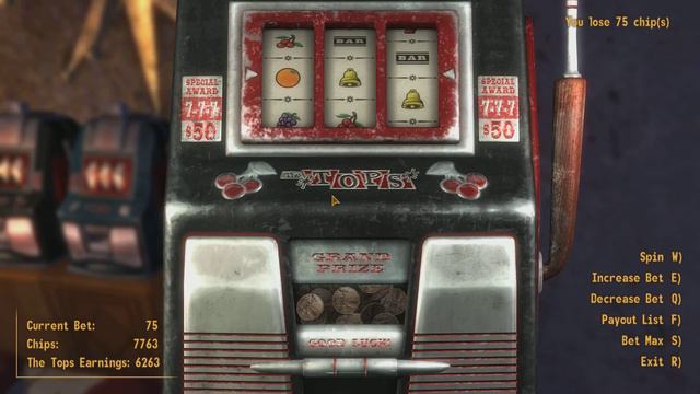 Fallout New Vegas Slot Machine Jackpot смотреть онлайн