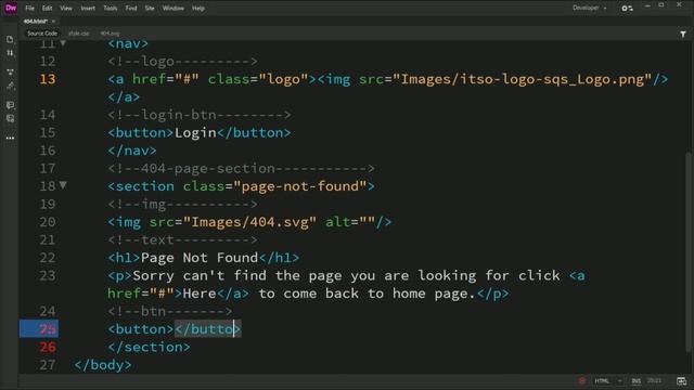 How To Create Responsive 404 Page Using HTML And CSS смотреть онлайн