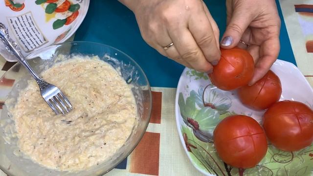 ПОМИДОРЫ В СЫРНОМ КЛЯРЕ смотреть онлайн