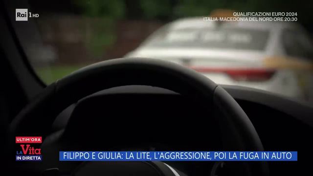 Filippo e Giulia: la lite, l'aggressione, poi la fuga in auto - La Vita in diretta - 17/11/2023 смотреть онлайн