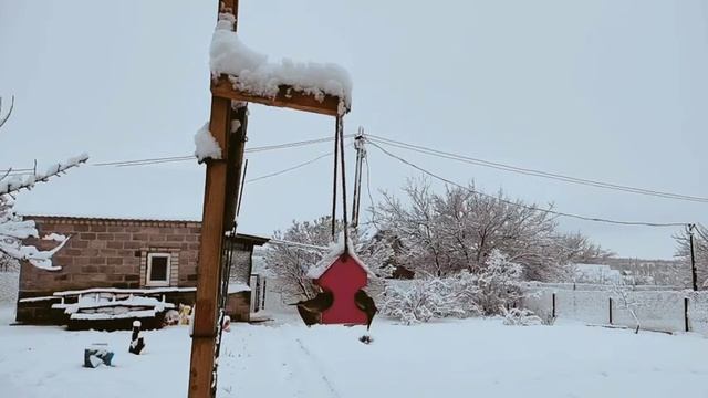 На даче снежным зимним утром смотреть онлайн