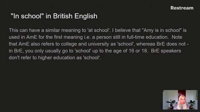 Prepositions of place at school or in school? Предлоги времени at school или in school? смотреть онлайн