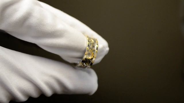 Мужское золотое кольцо с шестерёнками изготовленное по эскизу Клиента смотреть онлайн