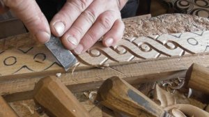 Wood carving  Резьба по дереву  Плетенка