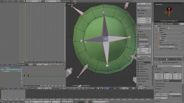 HBG Rigging, skinning & animation (Blender) Slime Eye смотреть онлайн