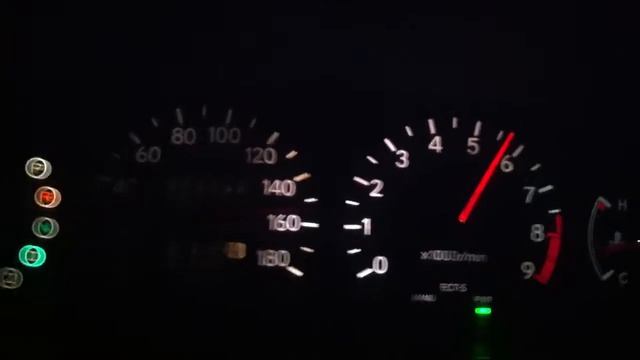 Toyota Levin 93 4A-GE 4AT - 0-160 km/h смотреть онлайн
