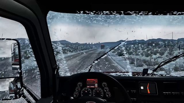 American Truck Simulator - СНЕГОПАД смотреть онлайн