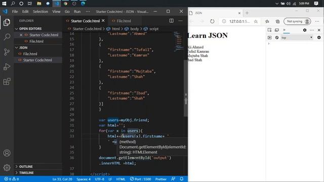 Learn JSON (Complete University Lecture) смотреть онлайн