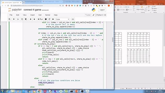 الحلقة (16) PYTHON 3.7 ازاي تعمل لعبة connect 4 بالبايثون؟ الجزء الحادي عشر смотреть онлайн