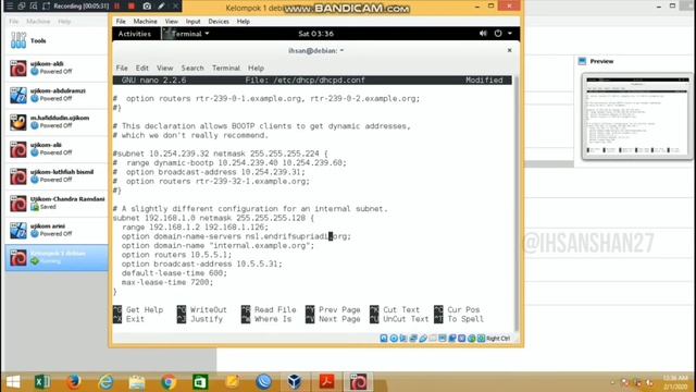 INSTALL DEBIAN 8 DIVIRTUAL BOX DAN KONFIGURASINYA смотреть онлайн