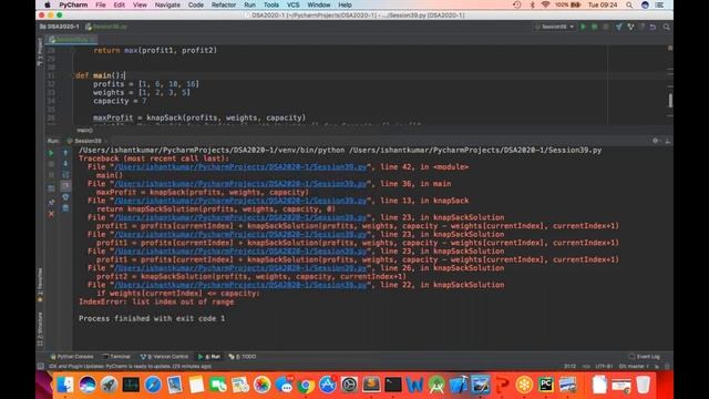 Dynamic Programming | KnapSack | Python смотреть онлайн