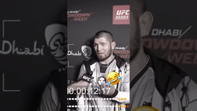 Хабиб запутался на каком языке давал интервью #UFC280 смотреть онлайн