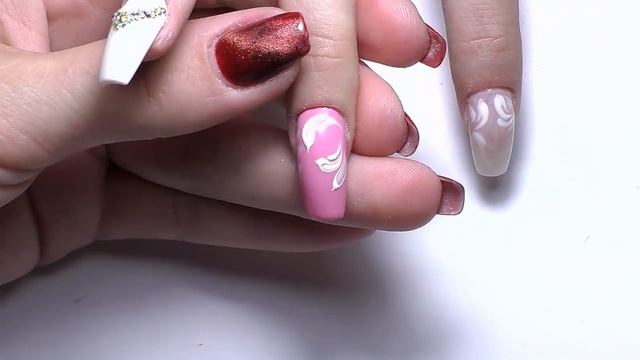 Самый Нежный Дизайн Ногтей Вензеля Цветы | The Coolest Winter Nail Design смотреть онлайн