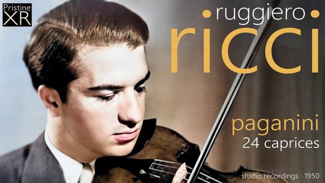 RUGGIERO RICCI plays Paganini - Caprice No. 24 (1950) - Pristine PACM118 смотреть онлайн