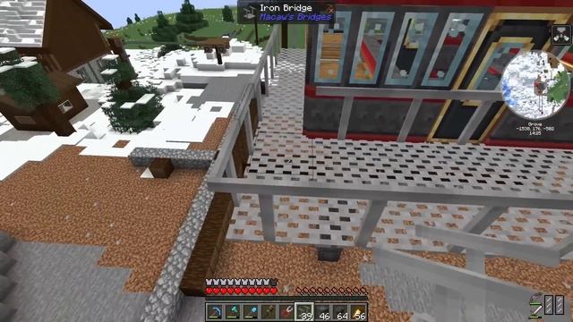 I built a MASSIVE MONORAIL SYSTEM Minecraft Create Mod смотреть онлайн