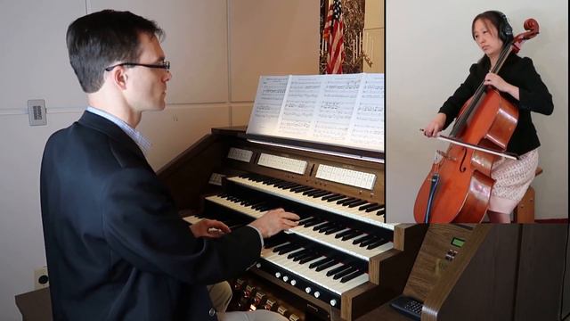 J. S. Bach, Sheep May Safely Graze (BWV 208), organ & cello смотреть онлайн