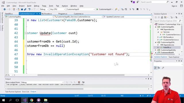 C# Architecture and more with NET Core | S2P21 | Implementing Update in the CustomerService смотреть онлайн