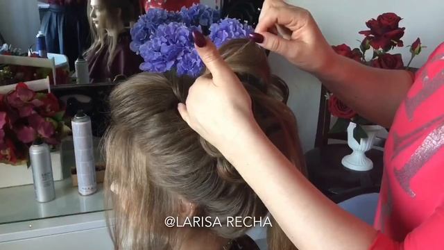 Свадебные и вечерние причёски от Ларисы Реча смотреть онлайн