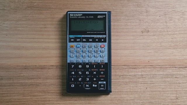 Sharp EL-512S from 1988 - AER Programming смотреть онлайн