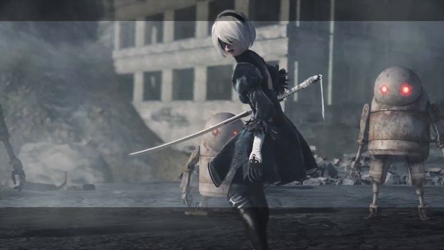 【NieR:Automata】感動したCルート冒頭 смотреть онлайн