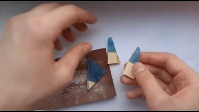 Украшения из эпоксидной смолы | Геометрический кулон | Бижутерия своими руками. смотреть онлайн