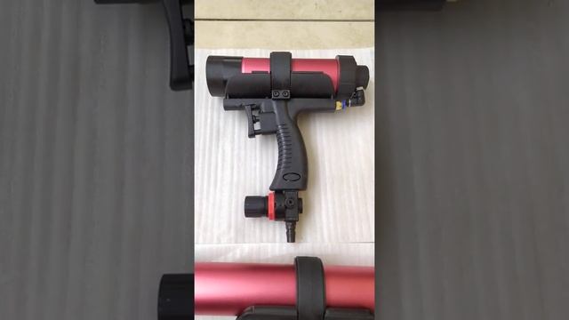 Пистолет пневматический для нанесения герметика ,силикона,клея смотреть онлайн