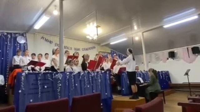 Рождество - детский хор поёт смотреть онлайн