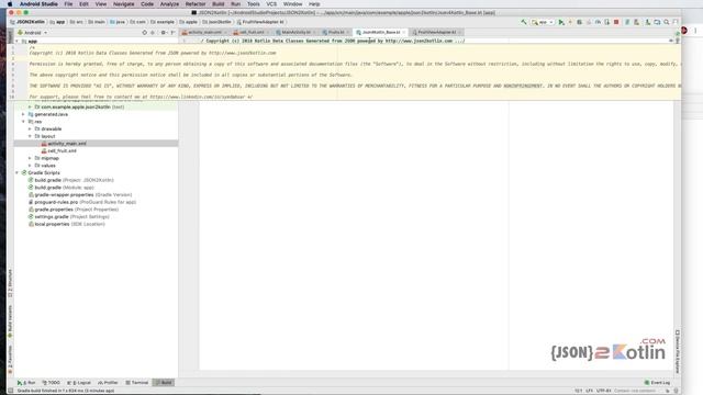 Implementing JSON Parsing in Kotlin using REST API quick and easy смотреть онлайн