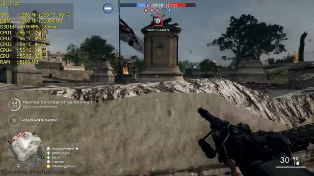 Battlefield 1 On AMD Radeon R7 360 OC 2GB GDDR5 | 1080p | HIGH | FPS - TEST смотреть онлайн