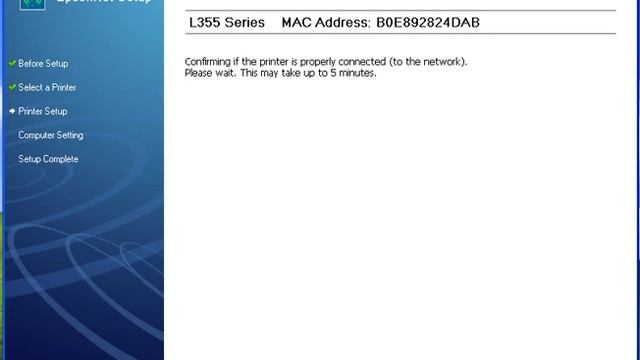 Setting WiFi Printer Epson L355 (Adhoc) WinXP смотреть онлайн