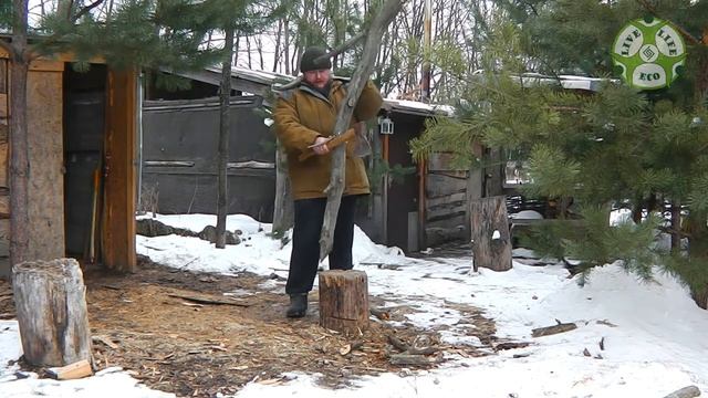 Как ЛОМАТЬ дрова? // Отопление частного дома // Глубинка #17 смотреть онлайн