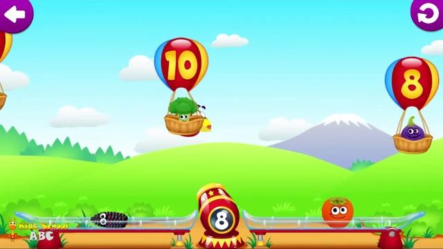 Fun Shooting Gallery - Funny Food 3! Learn Numbers for Kids #Kids School ABC смотреть онлайн