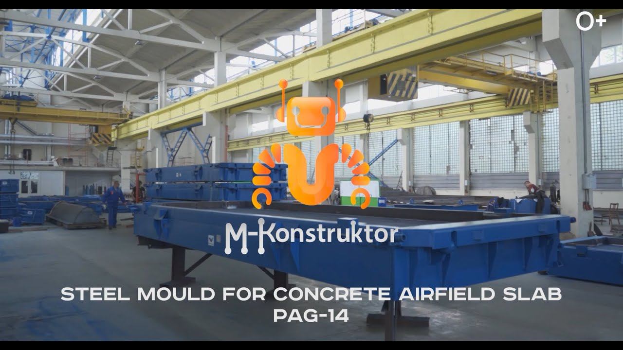 Steel moulds with matrix arrangement for PAG-14 slabs смотреть онлайн