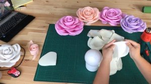 Мастер-класс: роза из фоамирана