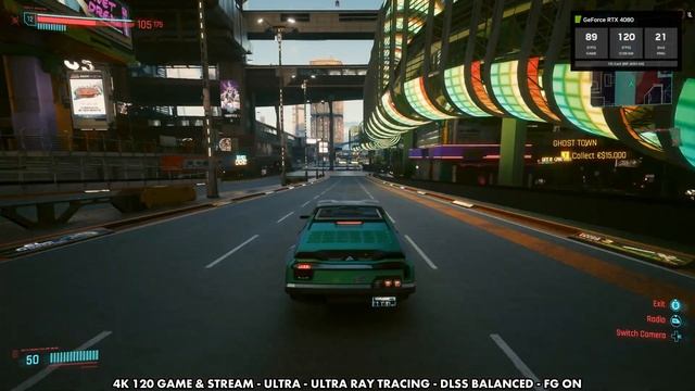 GeForce NOW - Cyberpunk 2077 - RTX 4080 TIER - ULTRA RTX ON DLSS 3 - Gameplay & Performance смотреть онлайн