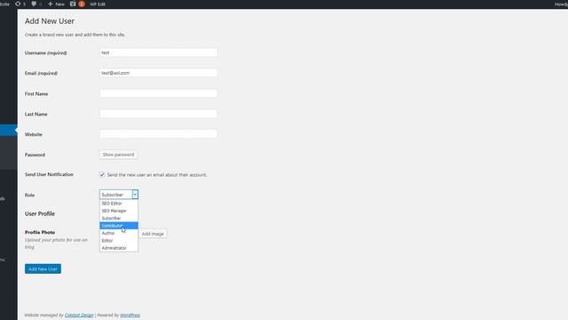 WordPress - How to Create a New User Account смотреть онлайн