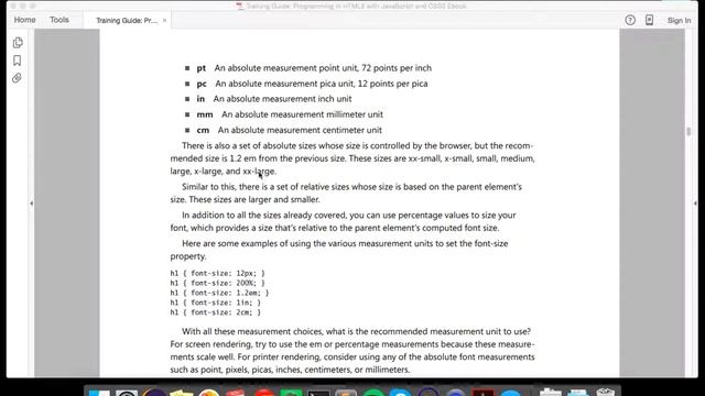 Font Size (CSS3) смотреть онлайн