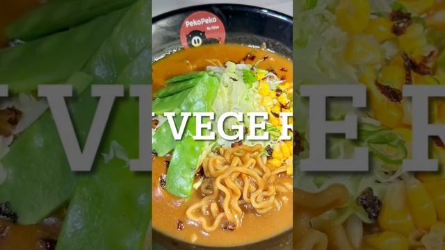 New Special Spicy Miso Ramen &Curry Vege Ramen