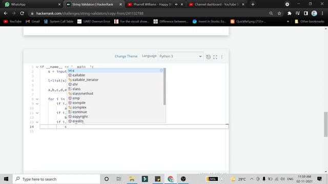 String Validators | HackerRank Solution in Python смотреть онлайн