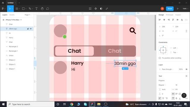 Figma Tutorial - Create a Chat App Ui Design in Figma | App Design смотреть онлайн