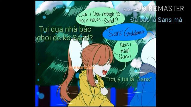 (Vietsub)[ Undertale x DDLC ] Khi Sans gặp Monika (p2) :3 смотреть онлайн