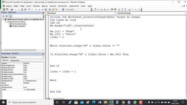 EXCEL VBA AVANÇADO 2021 RETORNAR TODOS OS RESULTADOS DE UMA BUSCA SEM PROCV смотреть онлайн