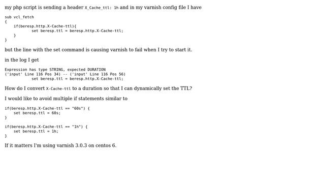 DevOps & SysAdmins: How do I set a varnish response TTL dynamically? (2 Solutions!!) смотреть онлайн