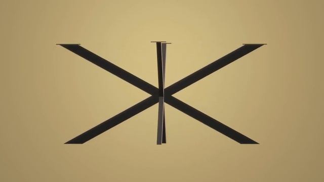 Pied de table en métal central - NAXOS - Vue 3D смотреть онлайн
