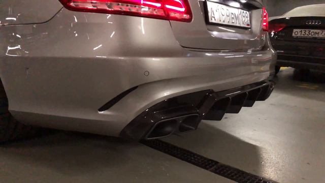 W212 E63 Brabus exhaust смотреть онлайн