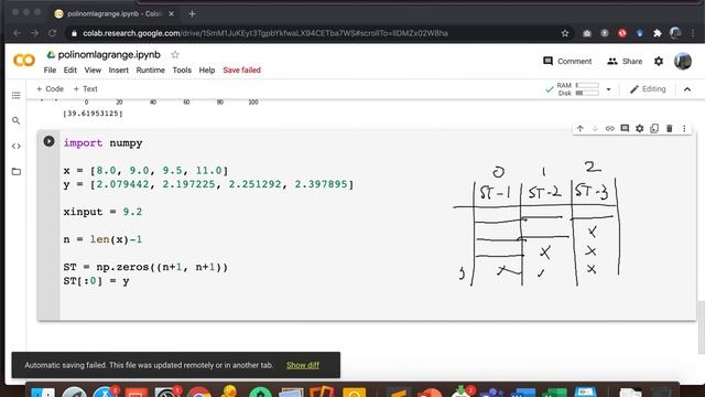Metode Numerik - 8. Polinom Newton (Coding menggunakan Python) смотреть онлайн