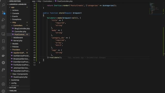 Membuat Blog dengan Laravel 8 - #10 Menambah Post Baru dengan Inertia Vue JS смотреть онлайн