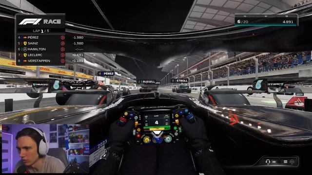 ПЕРВЫЙ ЗАПУСК И РЕАКЦИЯ | F1 23 смотреть онлайн